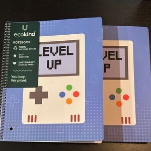 2 Pack Level Up Gaming Notebook